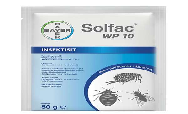 Bayer Toz Solfac WP 10 Genel Böcek İlacı